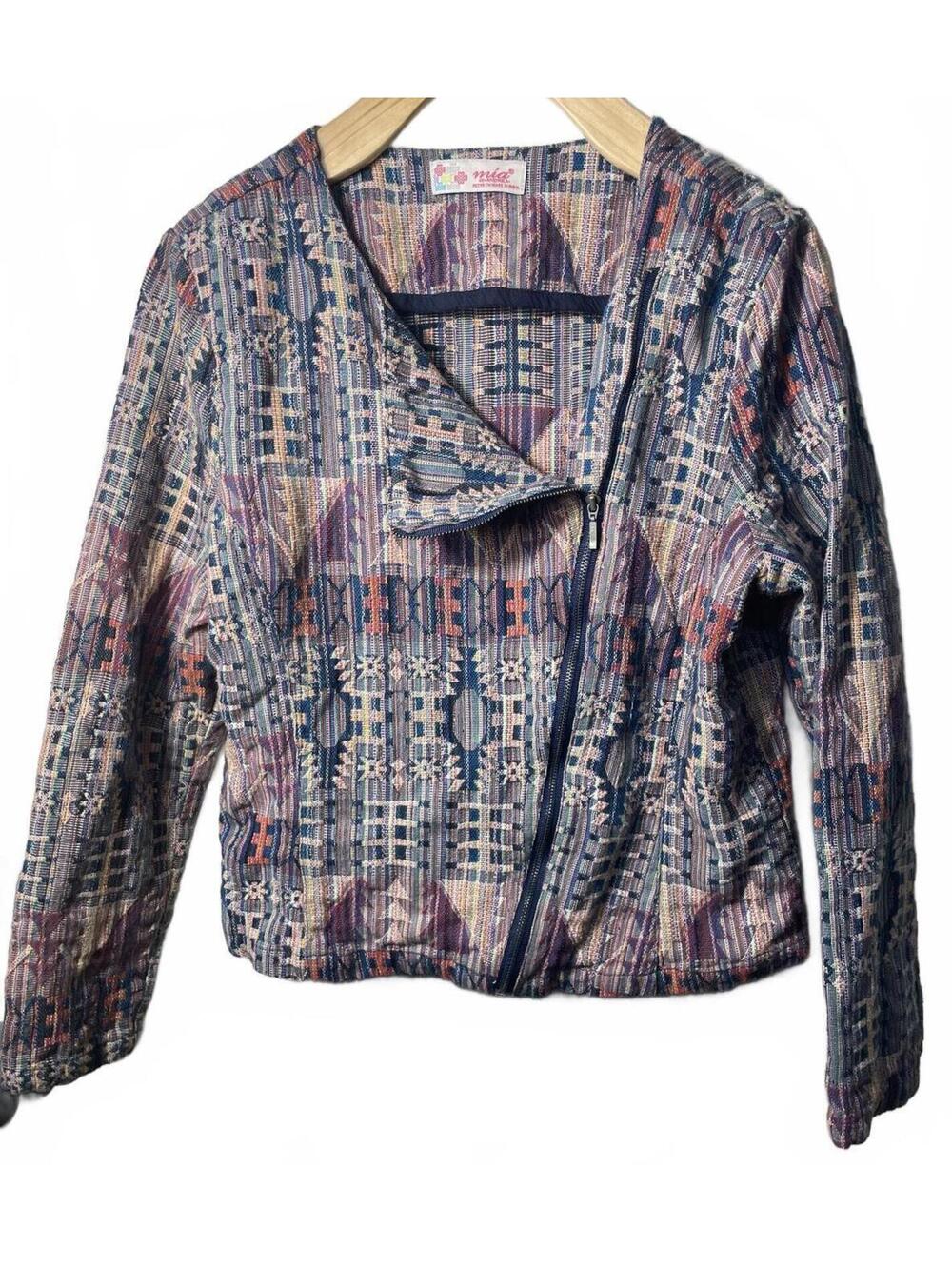 Mía de Andrea Jacket Womens Size Medium Cotton Lightweight Boho Western Hippy - Picture 7 of 7